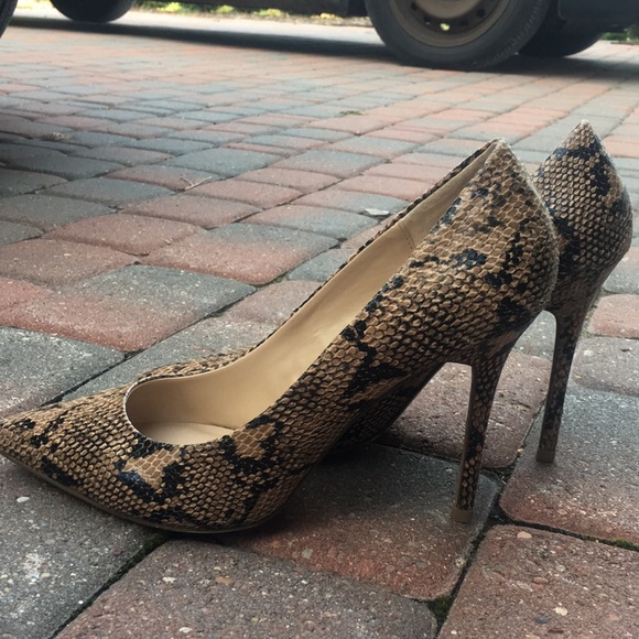 🎉 HOST PICK 🎉 Topshop heels snakeskin 38 - Picture 4 of 8